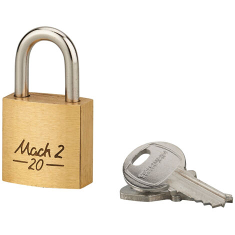 Cadenas à clé Mach 2, 20mm, 2 clés - THIRARD