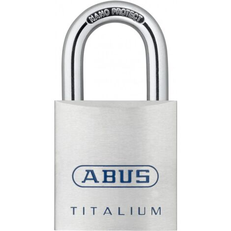 Cadenas a clé TITALIUM haute anse 80TI/40HB63