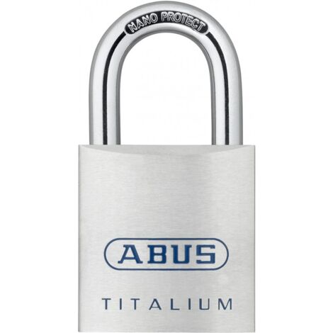 Cadenas a clé TITALIUM haute anse 80TI/40HB63
