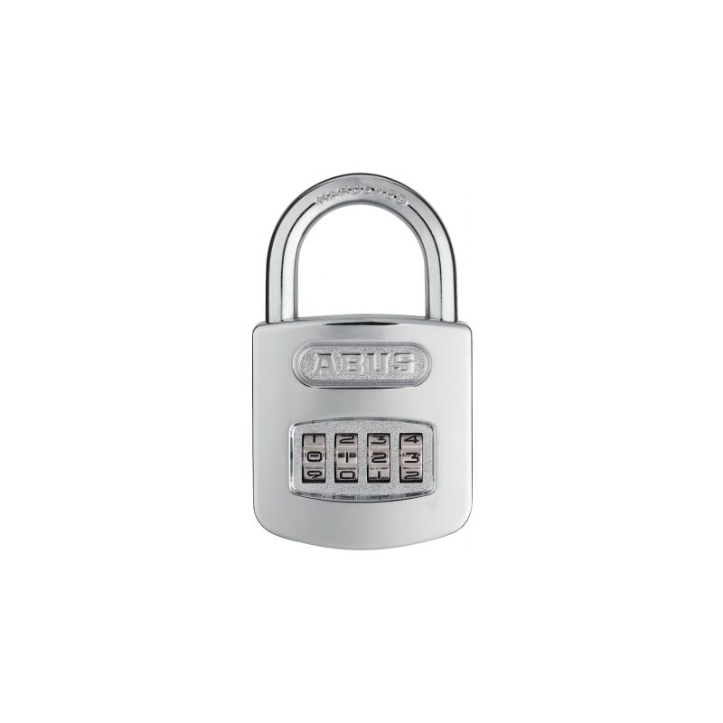 Abus - Cadenas à chiffres 160/50 mm Argent 50 Chromé 86 mm 50