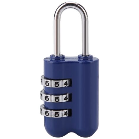 Cadenas à Code 3 Chiffres Anti-Vol Sécurisé pour Bagages Voyage
