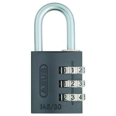 Cadenas à code ABUS 145/30 Couleur - Titanium