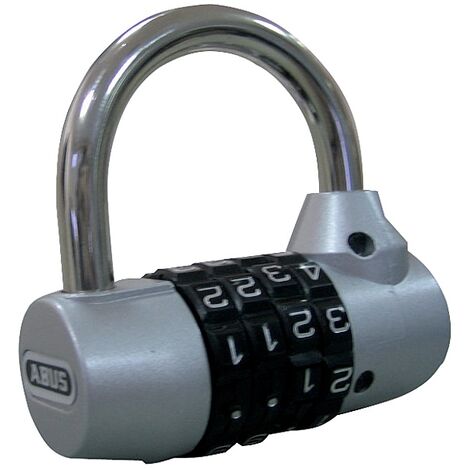 Cadenas à codes 4 molettes type 154/65 B/F