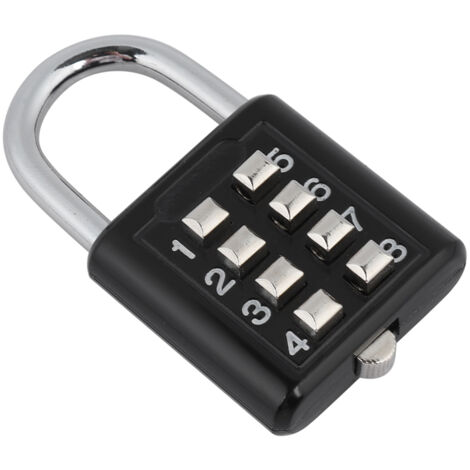 Cadenas à combinaison 8 chiffres haute sécurité pour valises et sacs de voyage