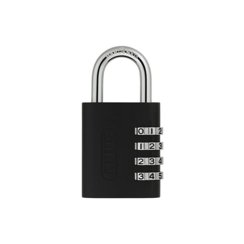 Abus - Cadenas combinaisons à clé passe Noir 171 gr