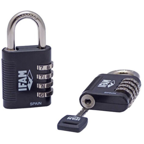 Cadenas à combinaison avec clé passe IFAM R4MK