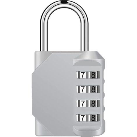 Cadenas à combinaison, cadenas à code pour casiers, combinaison à 4 chiffres