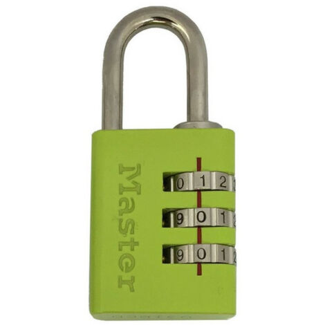 Cadenas à combinaison couleur Master Lock 7630EURD Couleur - Vert