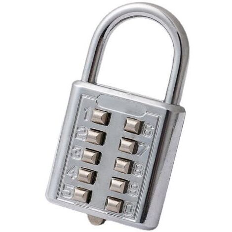 Cadenas à combinaison de 10 chiffres