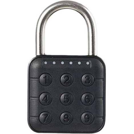 Cadenas à Combinaison De Boutons Réinitialisables pour L'extérieur avec Serrure Numérique, Cadenas Code De De Passe à 6 Chiffres pour Bagages, Bureaux, Casiers, Voitures Express