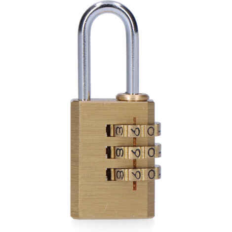 Cadenas à combinaison en laiton 21x57mm EDM Blister