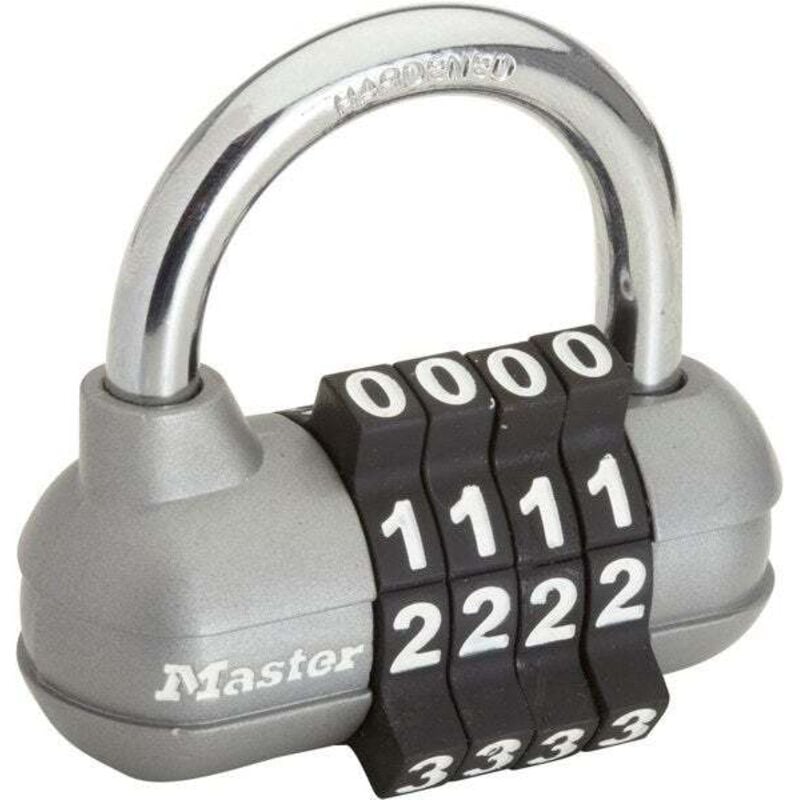 Master Lock - Cadenas à combinaison zinc, l.59 mm