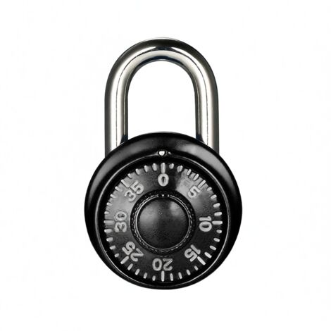 Cadenas à combinaison Master Lock, cadenas pour armoire, verrou pour rangement, cadenas pour bagages et sacs à dos, noir