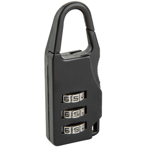 Cadenas à combinaison pour bagages de 22 mm, code à 3 chiffres