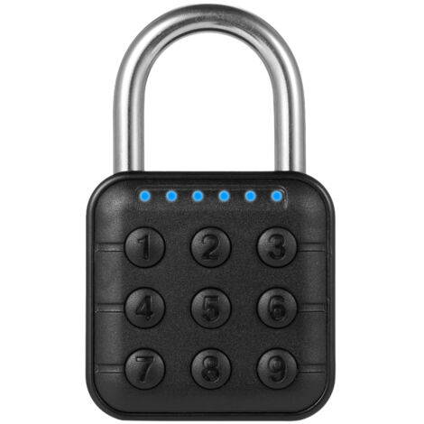 Cadenas à combinaison pour casier, cadenas à code intelligent étanche à 6 chiffres pour usage extérieur, idéal pour les casiers de salle de sport, les boîtes de rangement et les armoires.