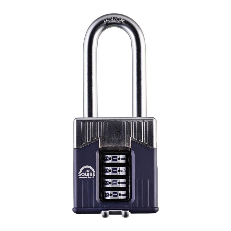 Squire - Cadenas de sécurité à anse haute et à code Warrior 55