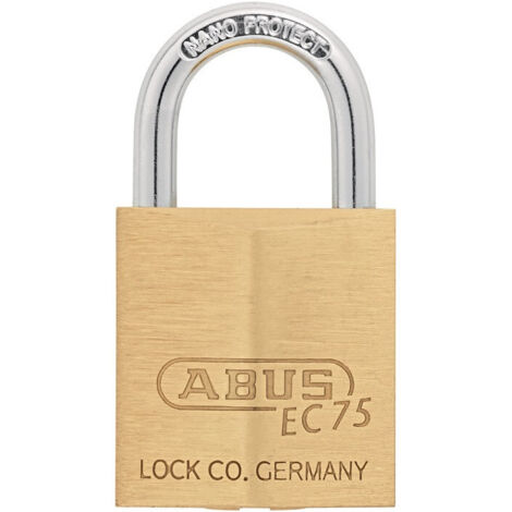 Cadenas à cylindre 75/60 vs.Lock-Tag Corps de serrure L.60mm MS verrouillé.