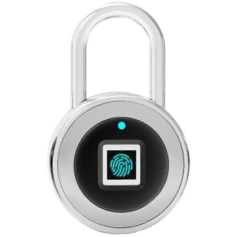 Cadenas à empreinte digitale en acier inoxydable utilisable sur sac à dos, armoire et bureau