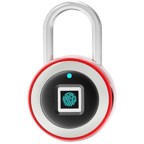 Cadenas à empreinte digitale en acier inoxydable utilisable sur sac à dos, armoire et bureau