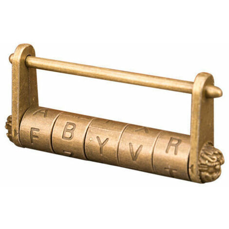 Cadenas à Mot de Passe Antique, Serrure à Combinaison en métal de Serrure codée en Alliage de Zinc de Style Chinois Vintage, pour Valise en Bois de Placard d'armoire de boîte à Bijoux