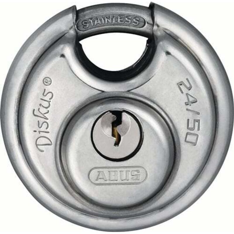 Cadenas à cylindre abus 24IB/50 Corps de serrure L.51mm va s'entrouvrant - 20317