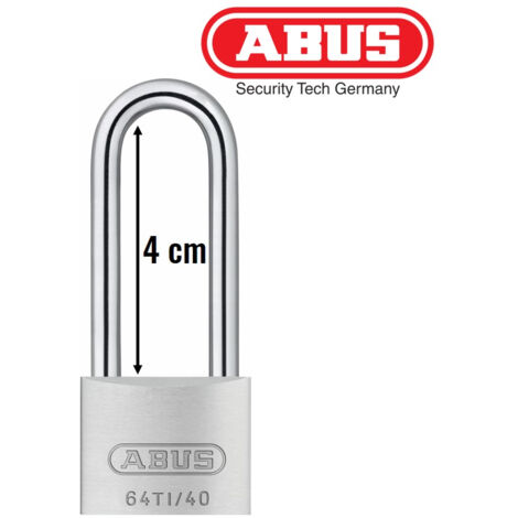 Cadenas Abus Extérieur 64 Titalium Anse 4 cm - Alu