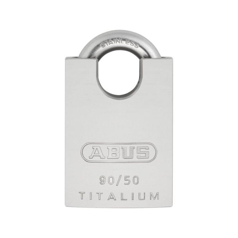 Abus - Cadenas 90RK/50 - Anse protégée - Cylindre interchangeable - Protection intempéries