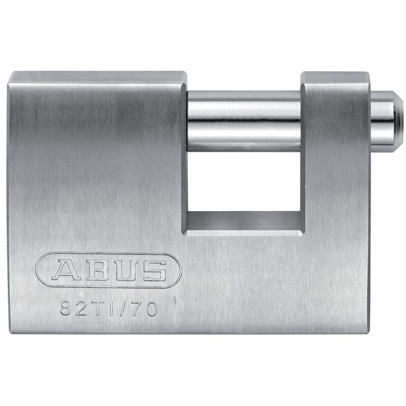Abus - Cadenas Titalium 82 ti rectangulaire en 70 mm 2 clés
