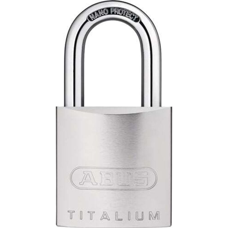 Cadenas à cylindre Abus 86TI/45 sans cylindre L.46,5mm Titalium - 27778