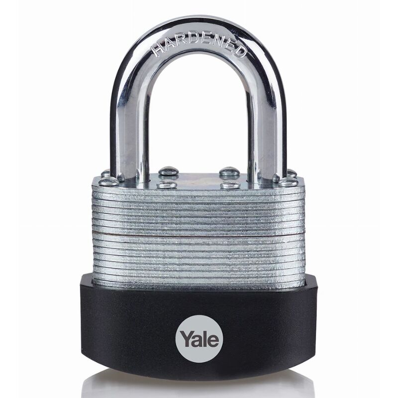 Yale - Cadenas acier laminé 50 mm - 3 clés - 24313000