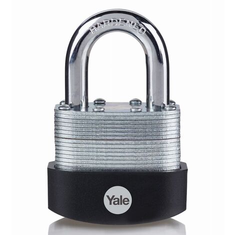 Cadenas acier laminé YALE - 50 mm - 3 clés - 24313000
