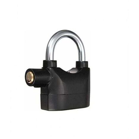 Cadenas alarme avec sirène sécurité vélo moto cadenas noir