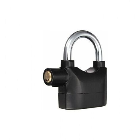 Cadenas alarme avec sirène sécurité vélo moto cadenas noir