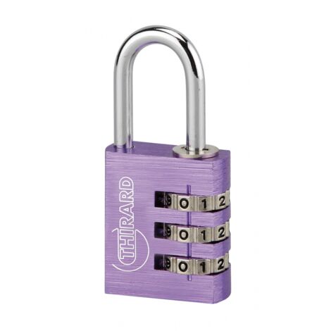 Cadenas alu code maximum 40 mm, à combinaison