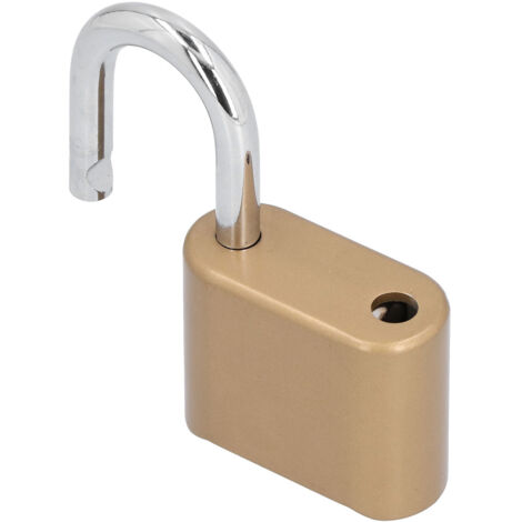 Cadenas antivol épais à code, verrou de sécurité pour bagages et coffre-fort, porte et domicile (doré)