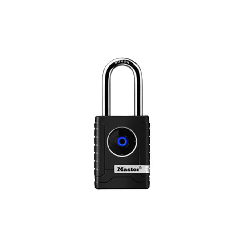 Master Lock - Cadenas bluetooth biométrique extérieur Noir 56 mm 56 mm