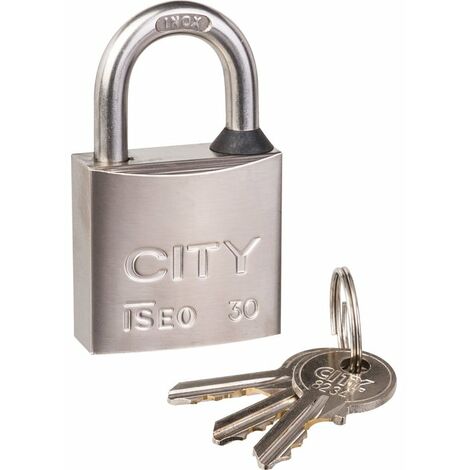Cadenas City 45 Nickele Satineanse Inox 3 Cles Varie