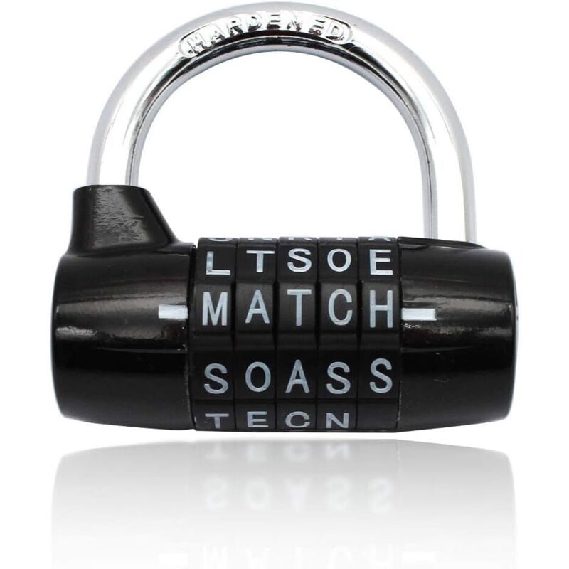 Cadenas à combinaison Cadenas à combinaison maison (cadenas à 5 mots)
