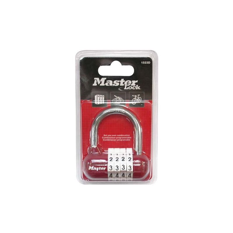 Master Lock - Cadenas 4 chif.couleur 59mm sport blister