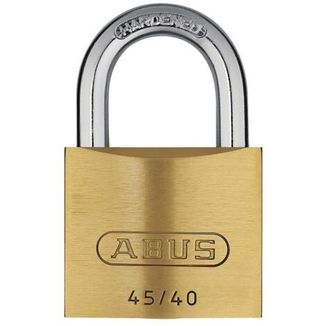 Cadenas cylindrique 45/40 largeur du corps de verrou 39 mm verrouillage multipoints laiton