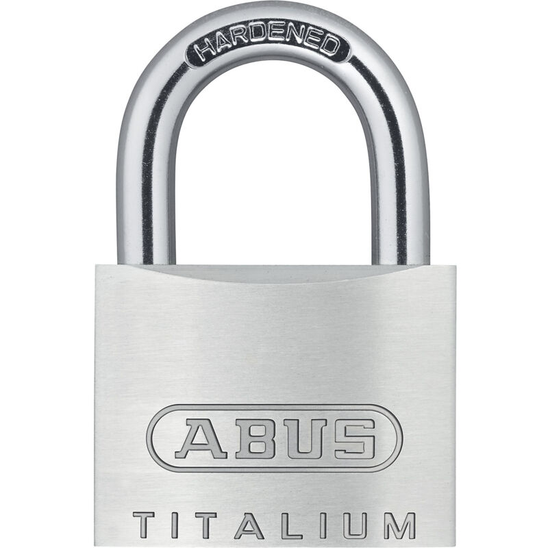 Cadenas à cylindre 54TI/40 Lock Tag lot de 12 argent - Abus