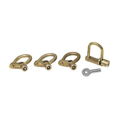 Cadenas d'artillerie renforcé Penta en Laiton, anse Ø 8mm ( Prix pour 1 )