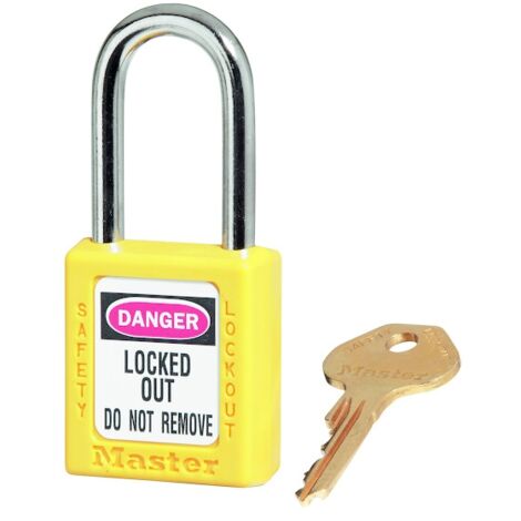 Cadenas de consignation 410 mécanique - 38 mm - jaune - MASTER LOCK