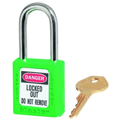 Cadenas de consignation 410 mécanique - 38 mm - vert - MASTER LOCK