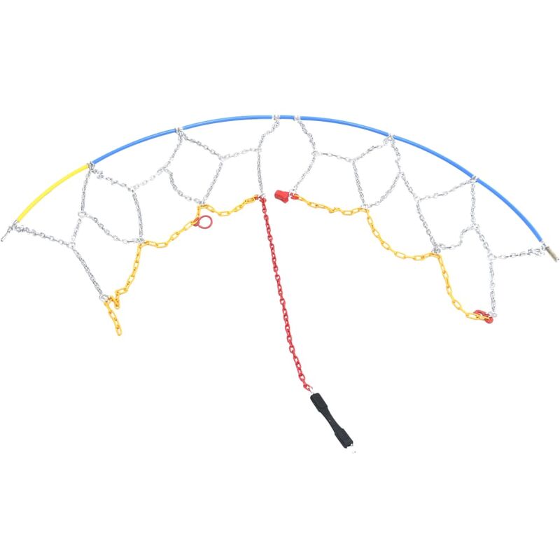 

Cadenas de nieve para ruedas de coche 2 unidades 9 mm KN120 - Plateado