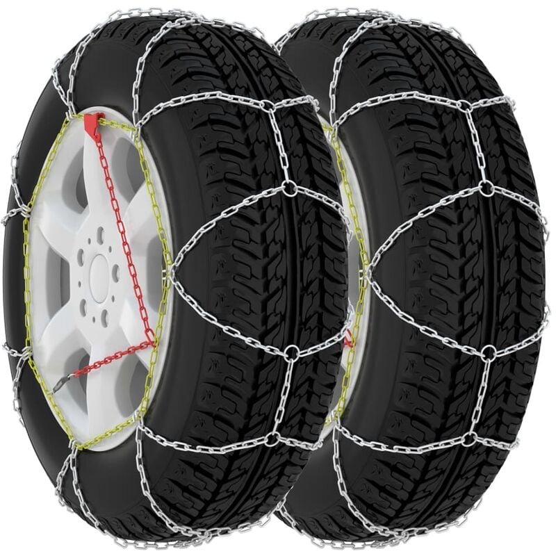 

Cadenas de nieve para SUV 4x4 2 unidades 16 mm tamaño 450 - Plateado