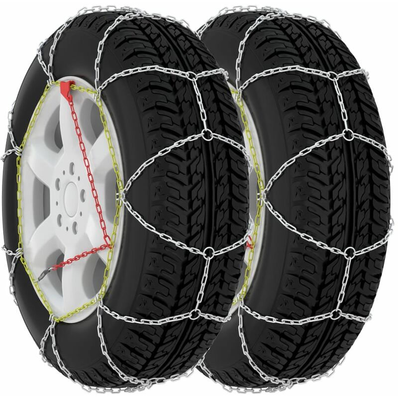 

Cadenas de nieve para SUV 4x4 2 unidades 16 mm tamaño 460 - Plateado