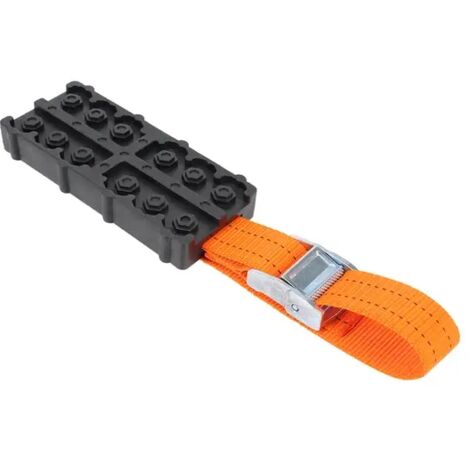 Cadenas de nieve universales para neumáticos 4x4, correas de reparación, protección contra barro y arena, bloque de tracción, herramienta de recuperación, accesorios para vehículos todoterreno, 2 piez