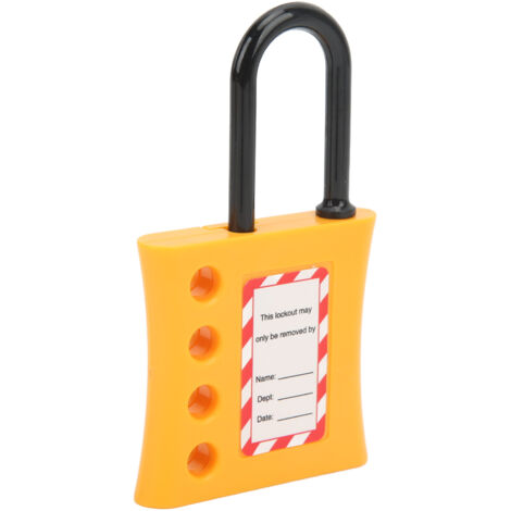 Cadenas de sécurité antidéflagrant à 4 trous pour isolation électrique, barre de 6mm pour zones dangereuses ATEX