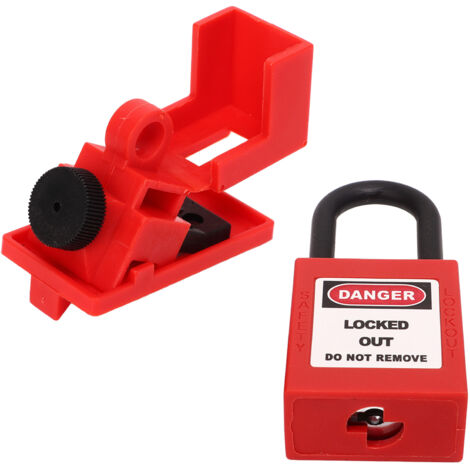 Cadenas de Sécurité pour Disjoncteur 38mm - Kit de Verrouillage Électrique Industriel et Isolation CB 07